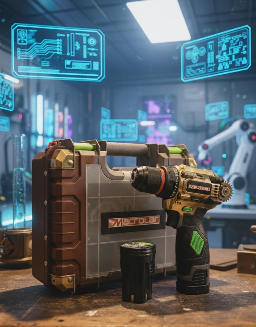 Macrolar Precision Drill: Power, Portable, Professional